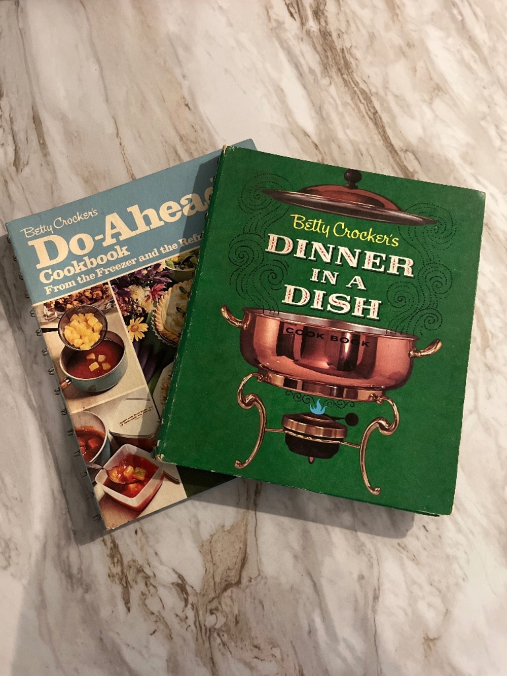 Vintage Betty Crocker Spiral Hardcover Recipe Books